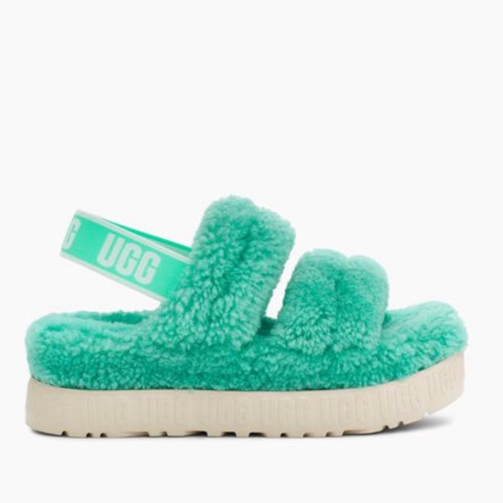 Ugg teal slides